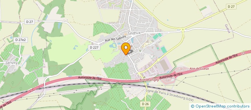 localisation de l'entreprise FINANCIERE LES LILAS  GUEUX