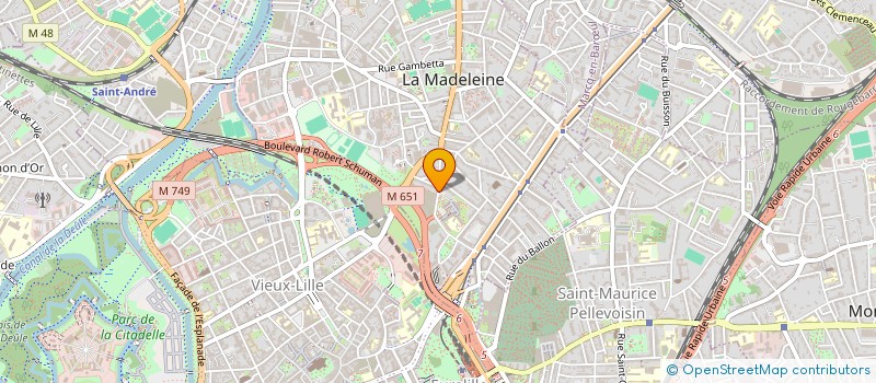 localisation de l'entreprise FINANCIERE LESTIENNE à LA MADELEINE