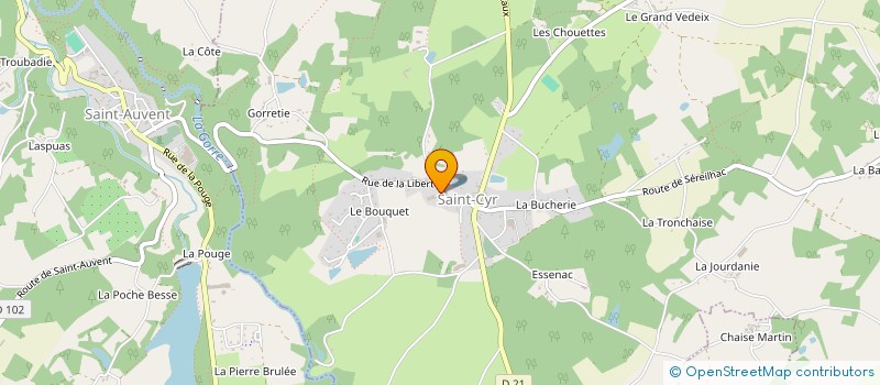 localisation de l'entreprise FINANCIERE LETELLIER à SAINT-CYR