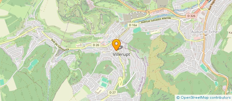 localisation de l'entreprise FINANCIERE LF  VILLERUPT