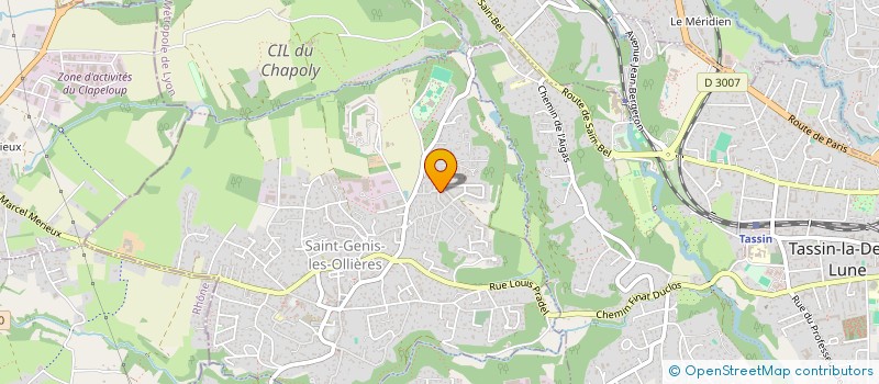 localisation de l'entreprise FINANCIERE LGE  SAINT-GENIS-LES-OLLIERES