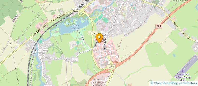 localisation de l'entreprise FINANCIERE LHE  SARREBOURG