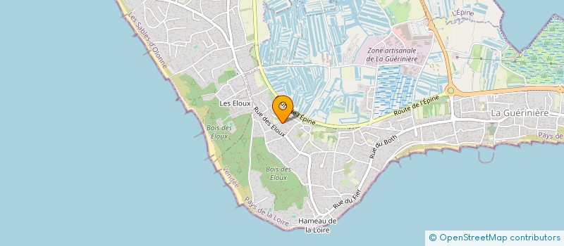 localisation de l'entreprise FINANCIERE LMJ  LA GUERINIERE