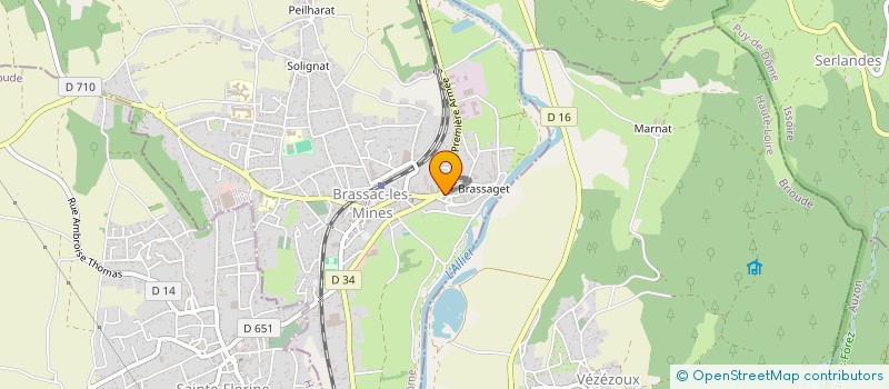 localisation de l'entreprise FINANCIERE LOHAN  AURILLAC