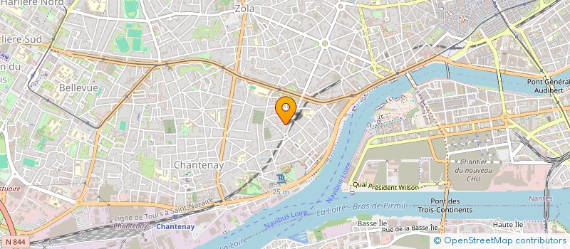 localisation de l'entreprise FINANCIERE LOMA à NANTES