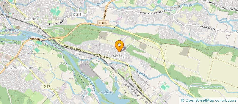 localisation de l'entreprise FINANCIERE LORRAINE PYRENEES  ARESSY