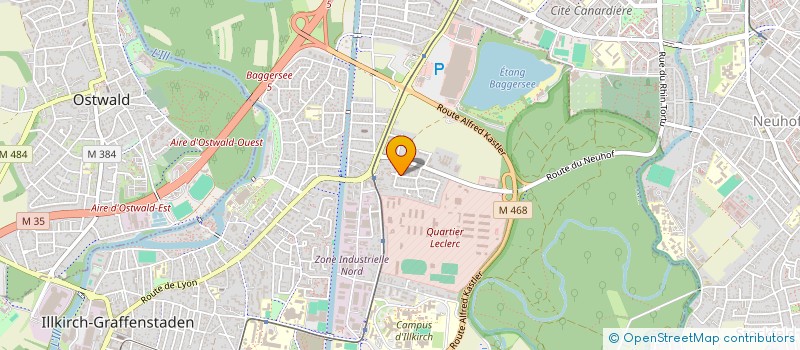 localisation de l'entreprise FINANCIERE LOTZ C.N.O  ILLKIRCH-GRAFFENSTADEN