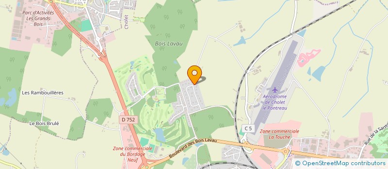 localisation de l'entreprise FINANCIERE LOU à CHOLET