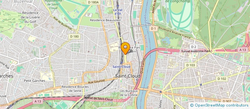 localisation de l'entreprise FINANCIERE LOUDARBE à SAINT-CLOUD
