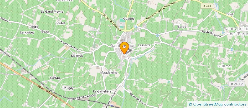 localisation de l'entreprise FINANCIERE LOUIS ESCHENAUER  SAINT-EMILION