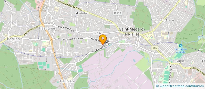 localisation de l'entreprise FINANCIERE LOUISANNA à SAINT-MEDARD-EN-JALLES