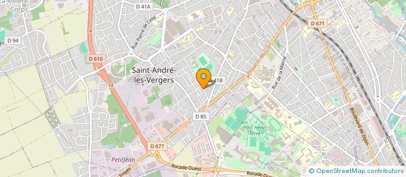 localisation de l'entreprise FINANCIERE LPJ à SAINT-ANDRE-LES-VERGERS