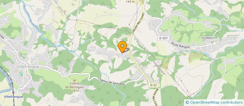 localisation de l'entreprise FINANCIERE LT  VILLEFRANQUE