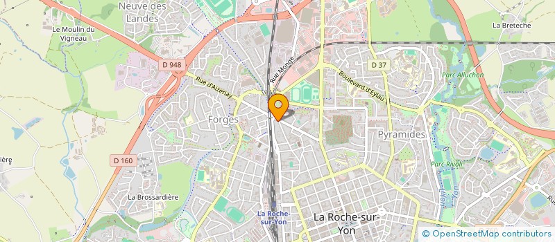 localisation de l'entreprise FINANCIERE LUCAS & YON à LA ROCHE-SUR-YON