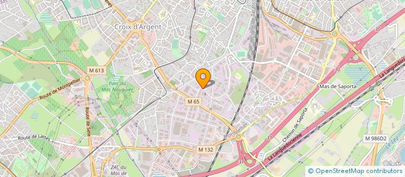 localisation de l'entreprise FINANCIERE LUCIE à MONTPELLIER