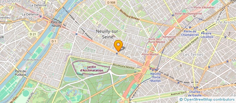 localisation de l'entreprise FINANCIERE LUMIERE à NEUILLY-SUR-SEINE