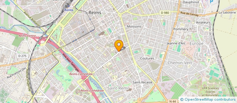 localisation de l'entreprise FINANCIERE LUNA  REIMS