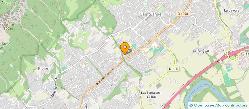 localisation de l'entreprise FINANCIERE LV à SAINT-ISMIER