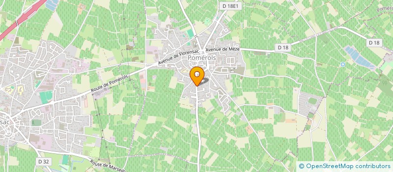 localisation de l'entreprise FINANCIERE MACIA  POMEROLS