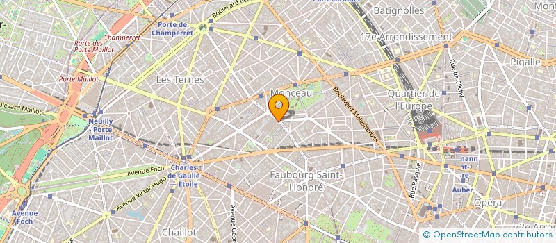 localisation de l'entreprise FINANCIERE MALESHERBES IMMOBILIER  PARIS