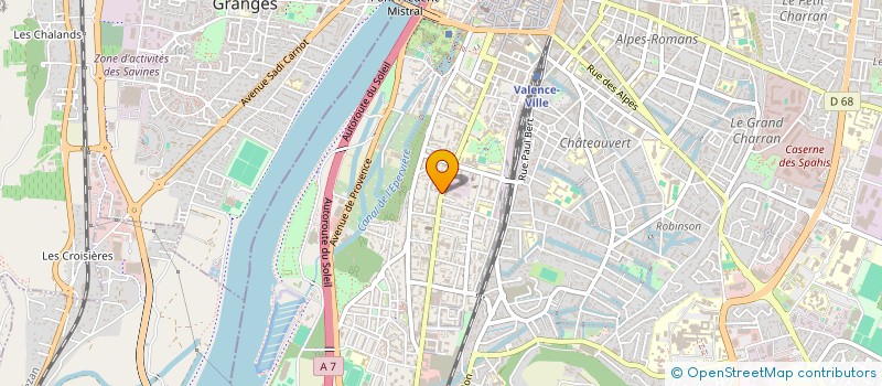 localisation de l'entreprise FINANCIERE MALLET  VALENCE