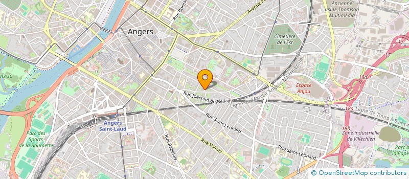 localisation de l'entreprise FINANCIERE MARCHAND  LONGUE-JUMELLES