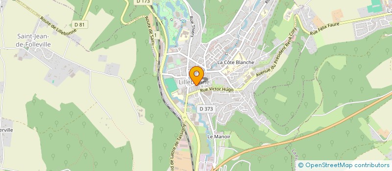 localisation de l'entreprise FINANCIERE MARIETTE VANDEBROUCK  LILLEBONNE