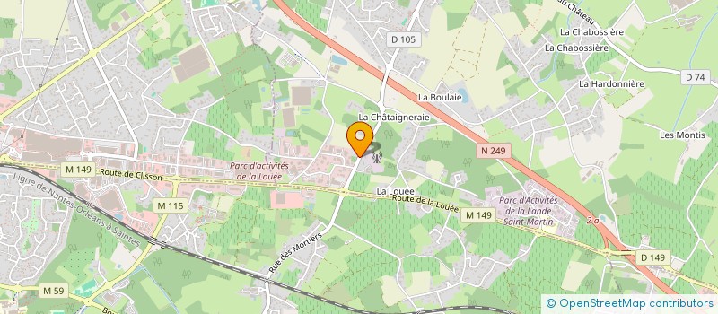 localisation de l'entreprise FINANCIERE MARNE ET GOULAINE à HAUTE-GOULAINE