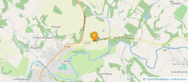 localisation de l'entreprise FINANCIERE MARTIN  EYMET