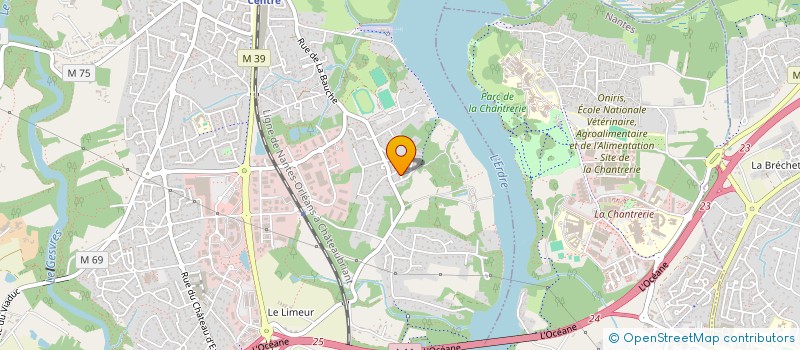 localisation de l'entreprise FINANCIERE MARTIN à LA CHAPELLE-SUR-ERDRE