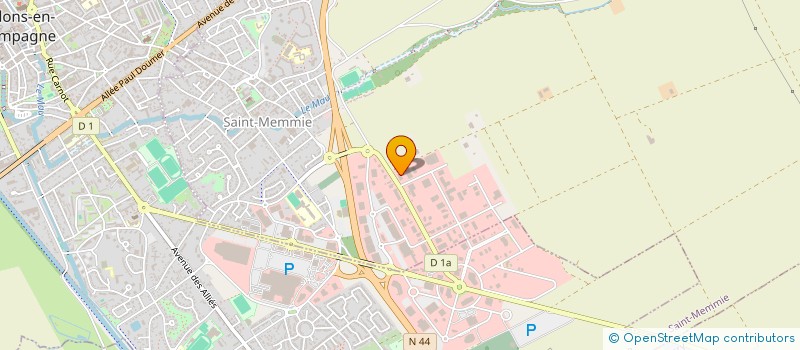 localisation de l'entreprise FINANCIERE MARTIN'S  SAINT-MEMMIE