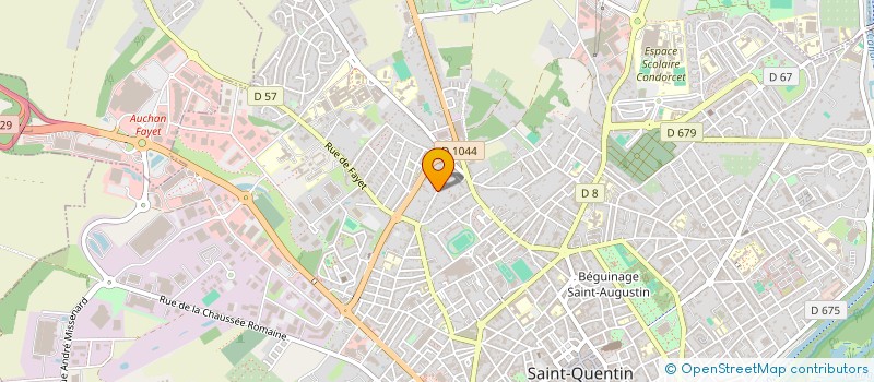 localisation de l'entreprise FINANCIERE MATHIEU LAVENU à SAINT-QUENTIN