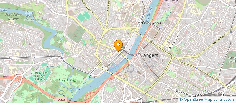 localisation de l'entreprise FINANCIERE MATIGNON - FIMA à ANGERS