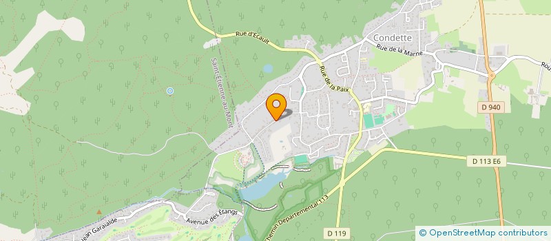 localisation de l'entreprise FINANCIERE MATROM  CONDETTE