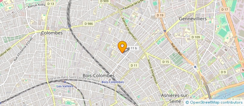 localisation de l'entreprise FINANCIERE MCL à BOIS COLOMBES