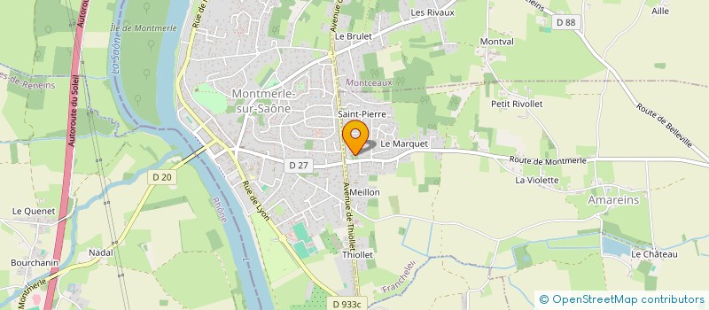 localisation de l'entreprise FINANCIERE MCVL à FRANCHELEINS