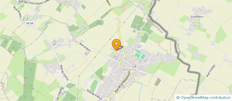 localisation de l'entreprise FINANCIERE MD  CAMPHIN-EN-PEVELE