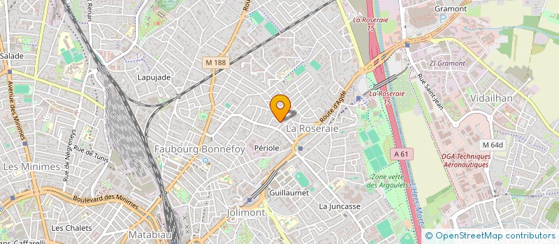 localisation de l'entreprise FINANCIERE MECP INVEST  TOULOUSE