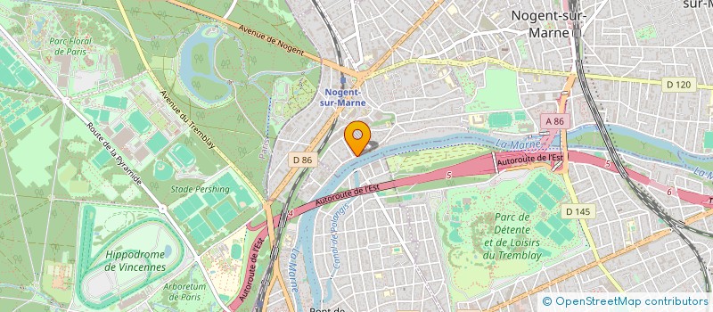 localisation de l'entreprise FINANCIERE MEGARA à NOGENT-SUR-MARNE