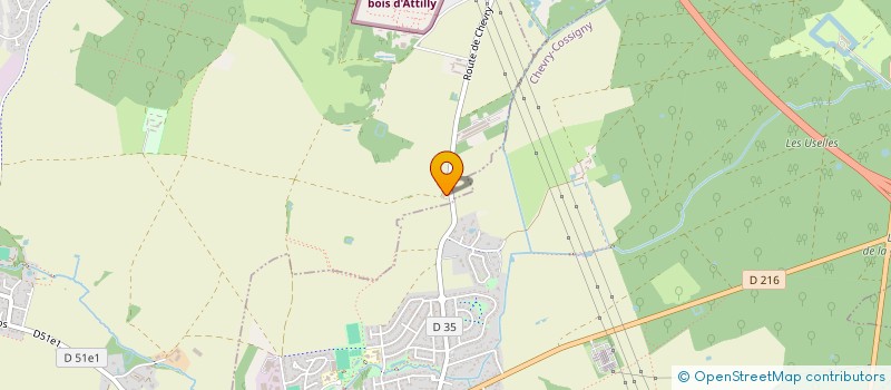 localisation de l'entreprise FINANCIERE MEIRINHO  FEROLLES-ATTILLY