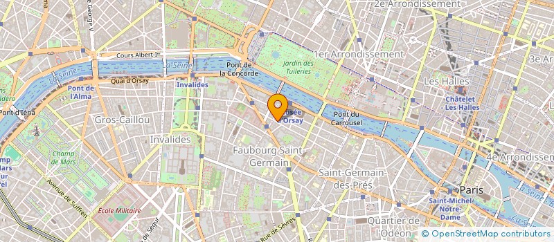 localisation de l'entreprise FINANCIERE MEMNON  PARIS