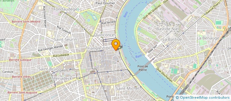 localisation de l'entreprise FINANCIERE MERMOZ  BORDEAUX