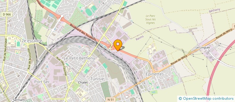 localisation de l'entreprise FINANCIERE MESA  REIMS