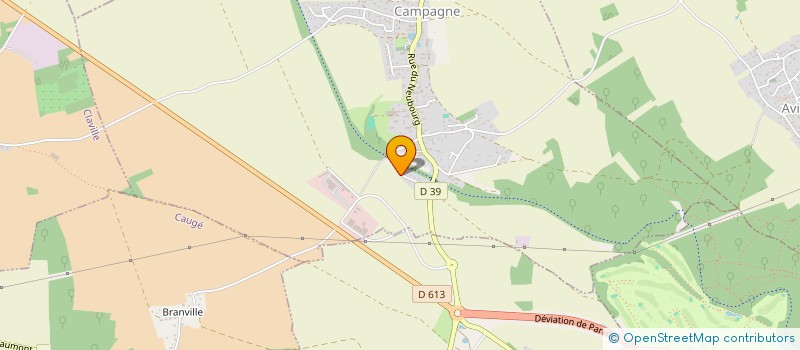 localisation de l'entreprise FINANCIERE MGD  GAUVILLE-LA-CAMPAGNE