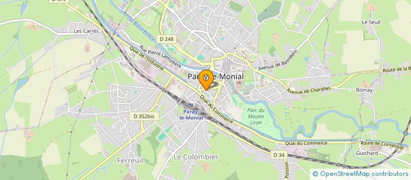 localisation de l'entreprise FINANCIERE MICHEL PERCHE à PARAY-LE-MONIAL