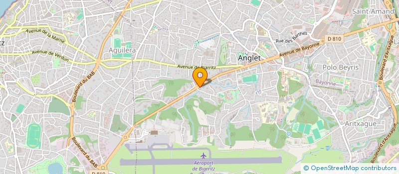 localisation de l'entreprise FINANCIERE MJ à BAYONNE