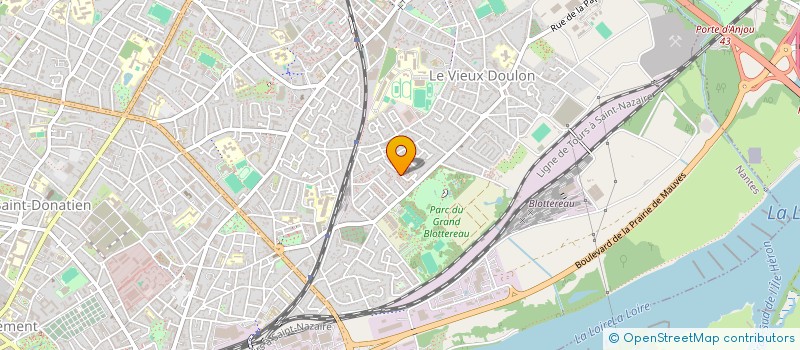 localisation de l'entreprise FINANCIERE MJM à NANTES