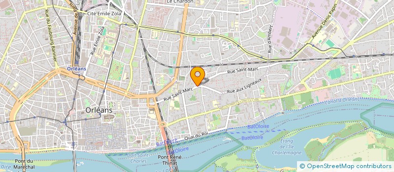 localisation de l'entreprise FINANCIERE MOIRA à ORLEANS