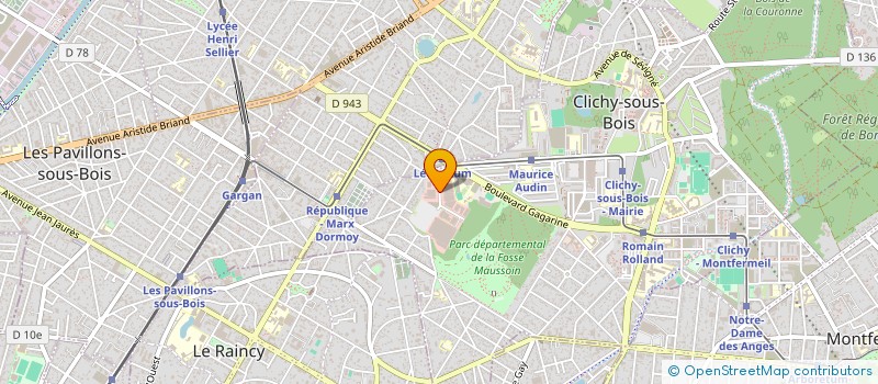 localisation de l'entreprise FINANCIERE MOKA à CLICHY-SOUS-BOIS