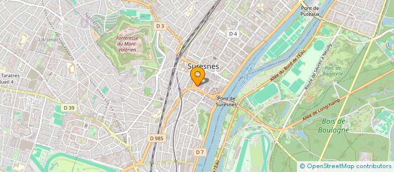 localisation de l'entreprise FINANCIERE MONCEAU & WINDSOR à SURESNES